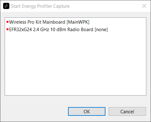 energy prof select device