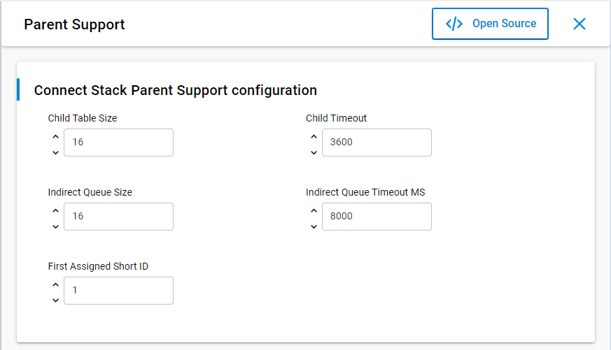 Silicon Labs Connect Parent Support Component