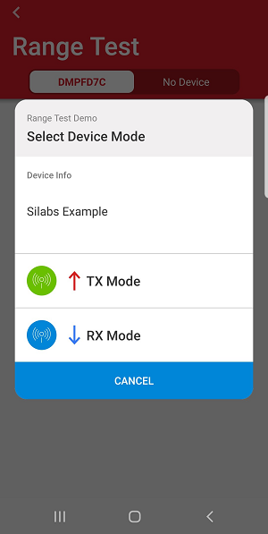 ERF Connect Mode Selection UPD
