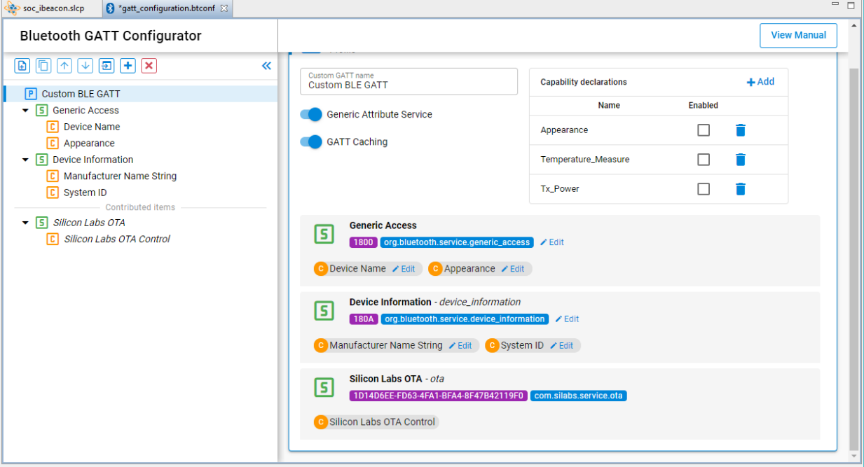 Generic Attribute Service Enabled
