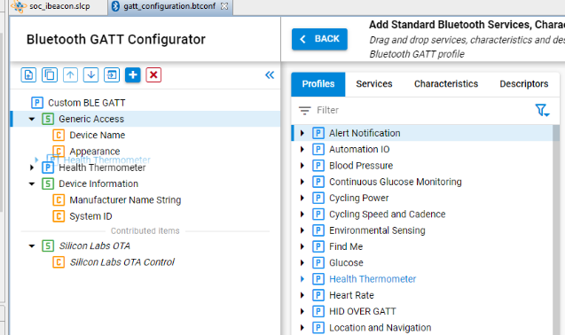Drag and Drop a Service to Include all the Items