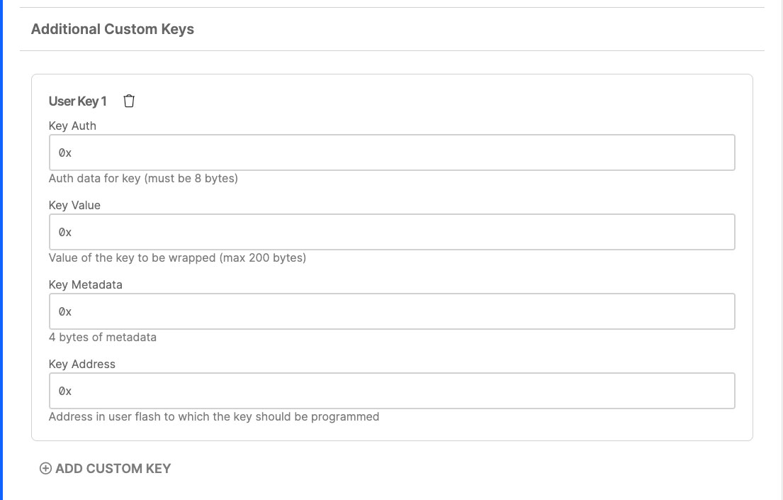 CPMS Custom Keys screenshot