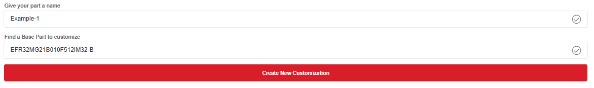 CPMS Part Selected screenshot