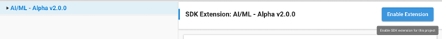 Enable AIML Extension