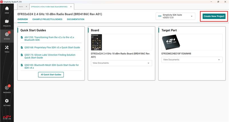 Studio Launcher Window