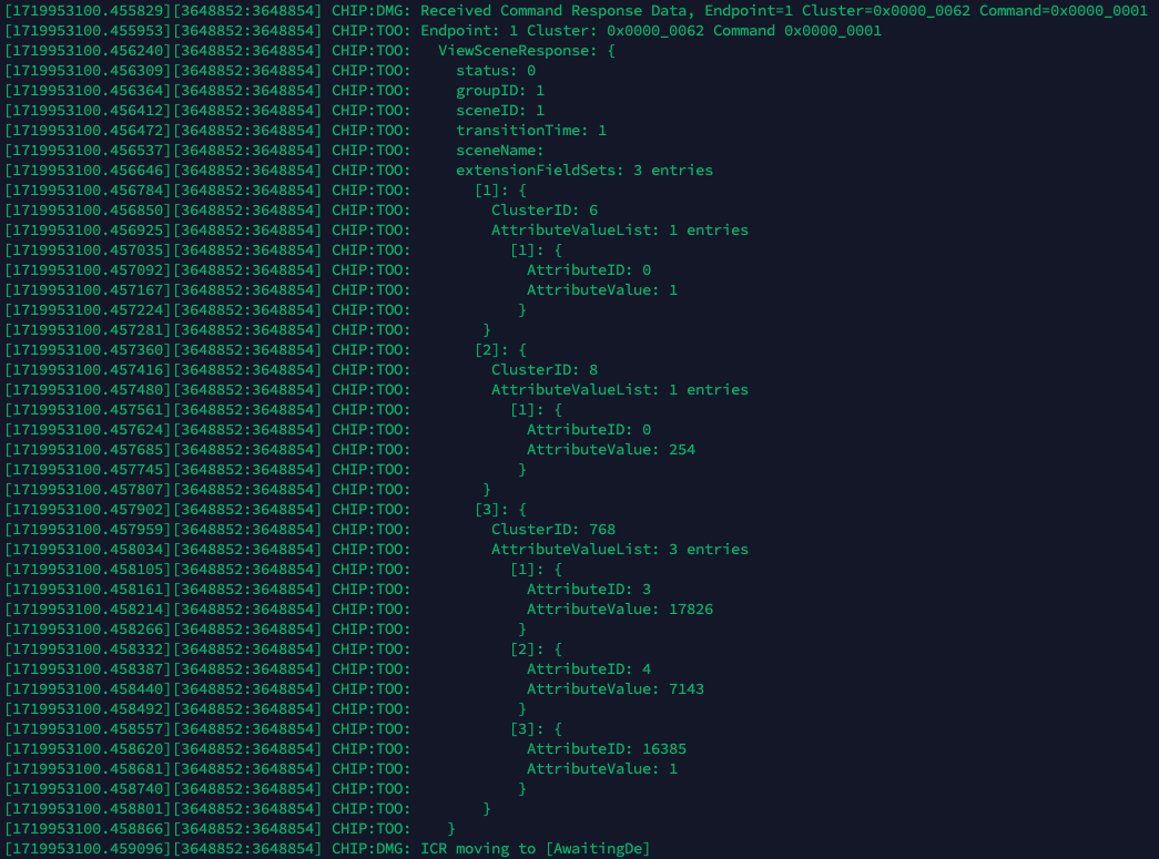 viewScene logs