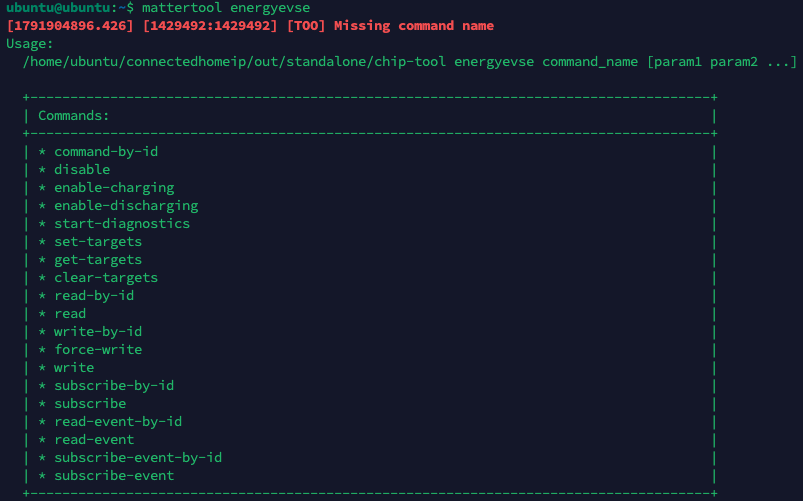 EVSE Commands
