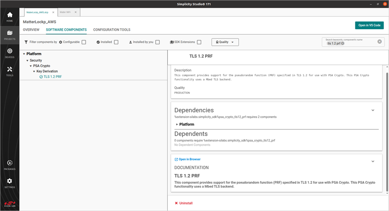 TLS 1.2 PRF Component