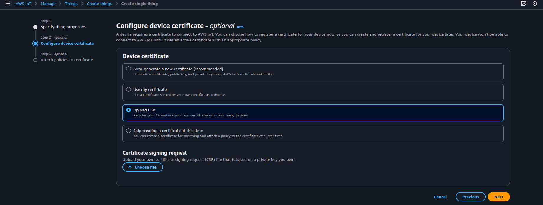 AWS CSR Upload 