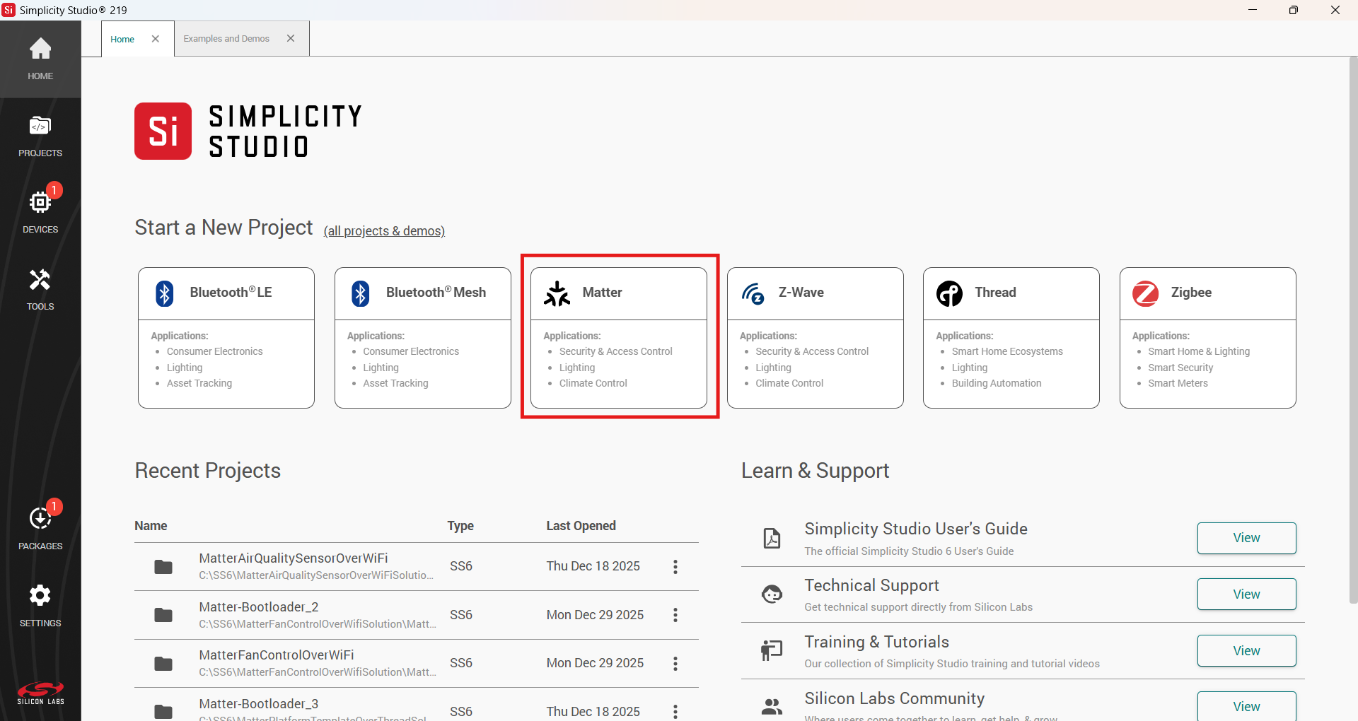 Example Projects and Demos