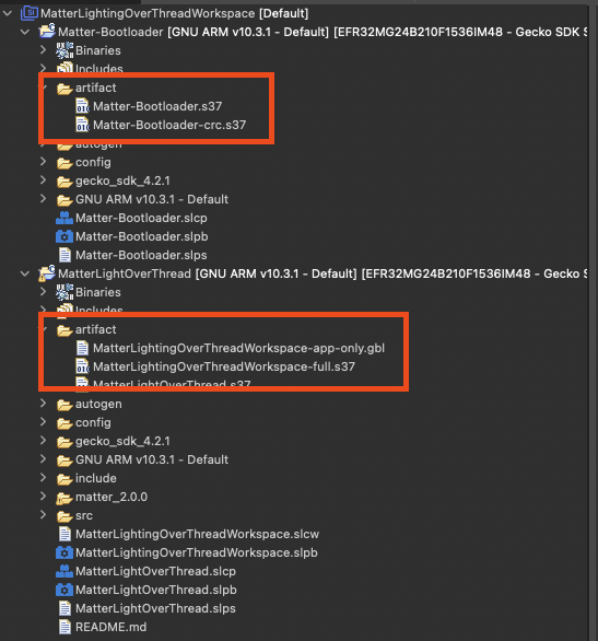 Workspace Artifacts