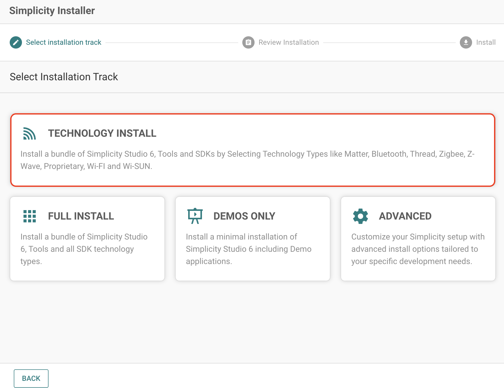 Installing the Matter Extension