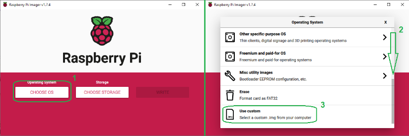 Raspberry Pi interface