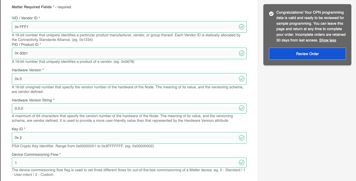 CPMS review order button screenshot