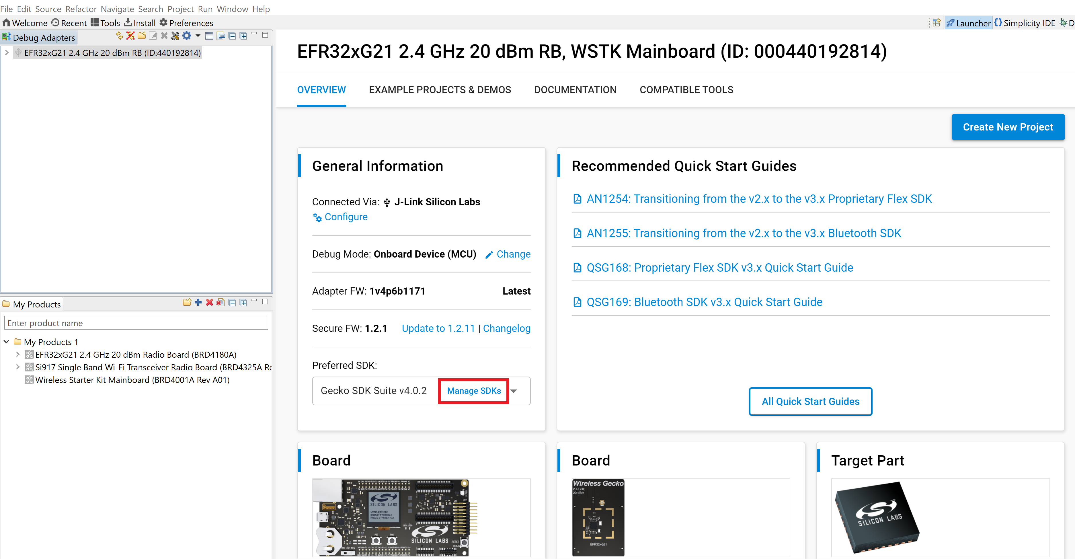 Manage SDKs