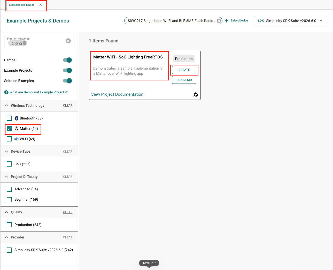 Example Projects and Demos