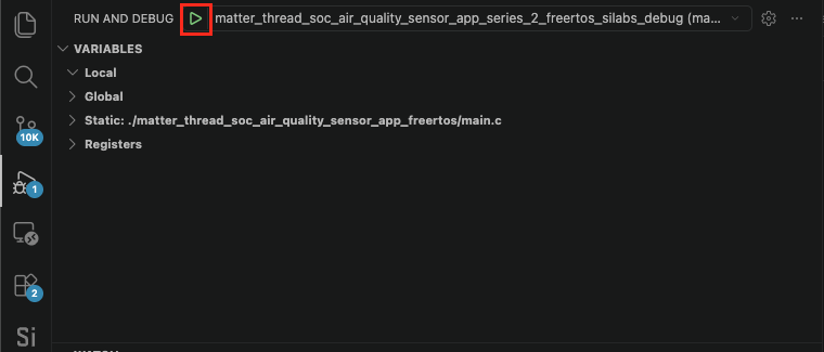 Start Debugging Session