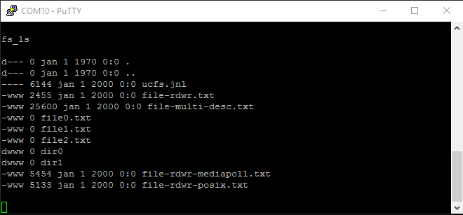 Figure - fs_ls output 