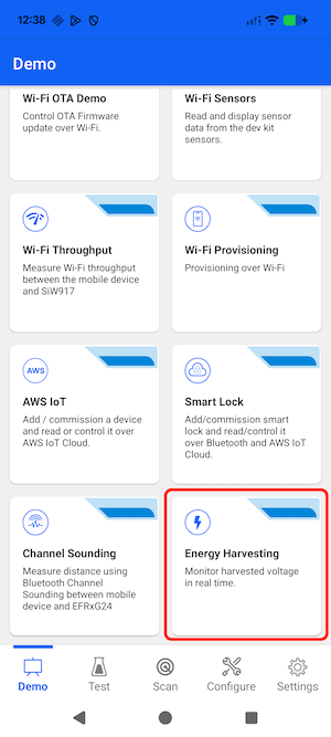 mobile app screenshot