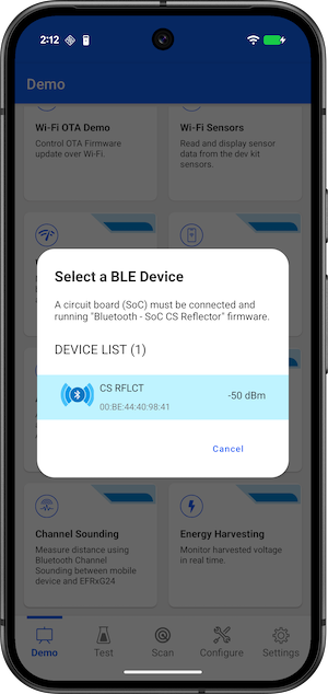 mobile app screenshot
