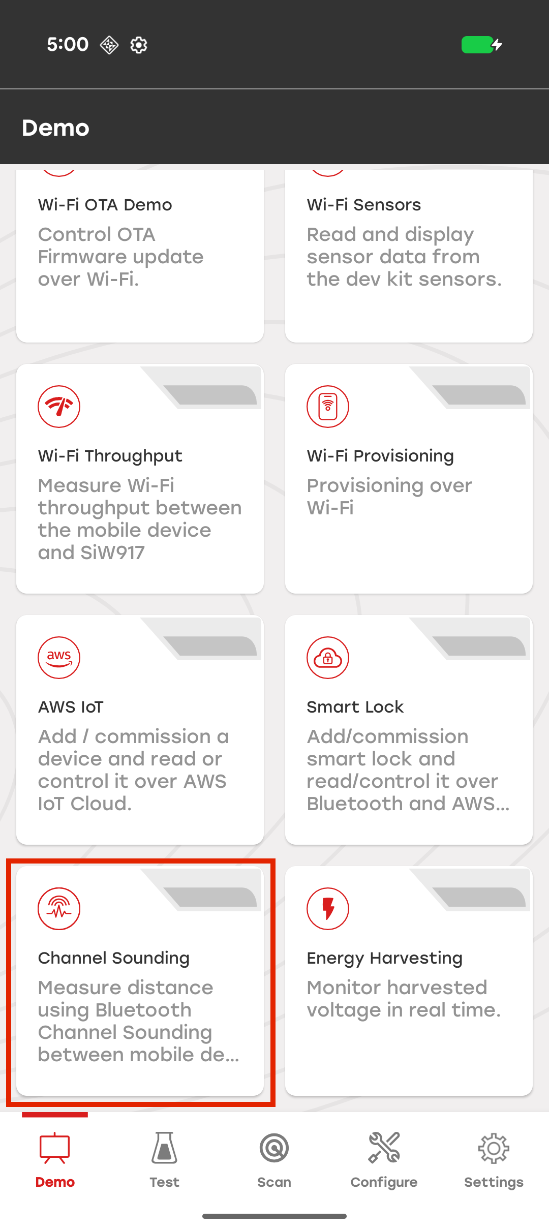 mobile app screenshot
