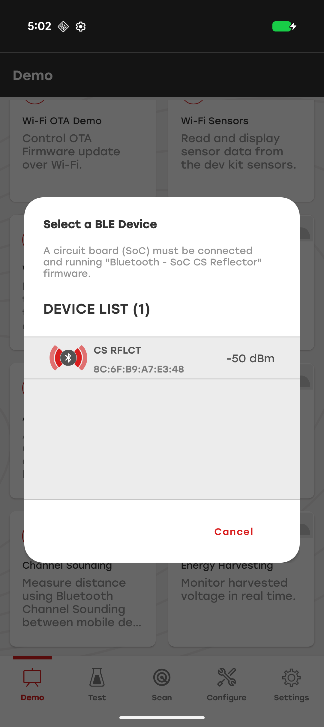 mobile app screenshot