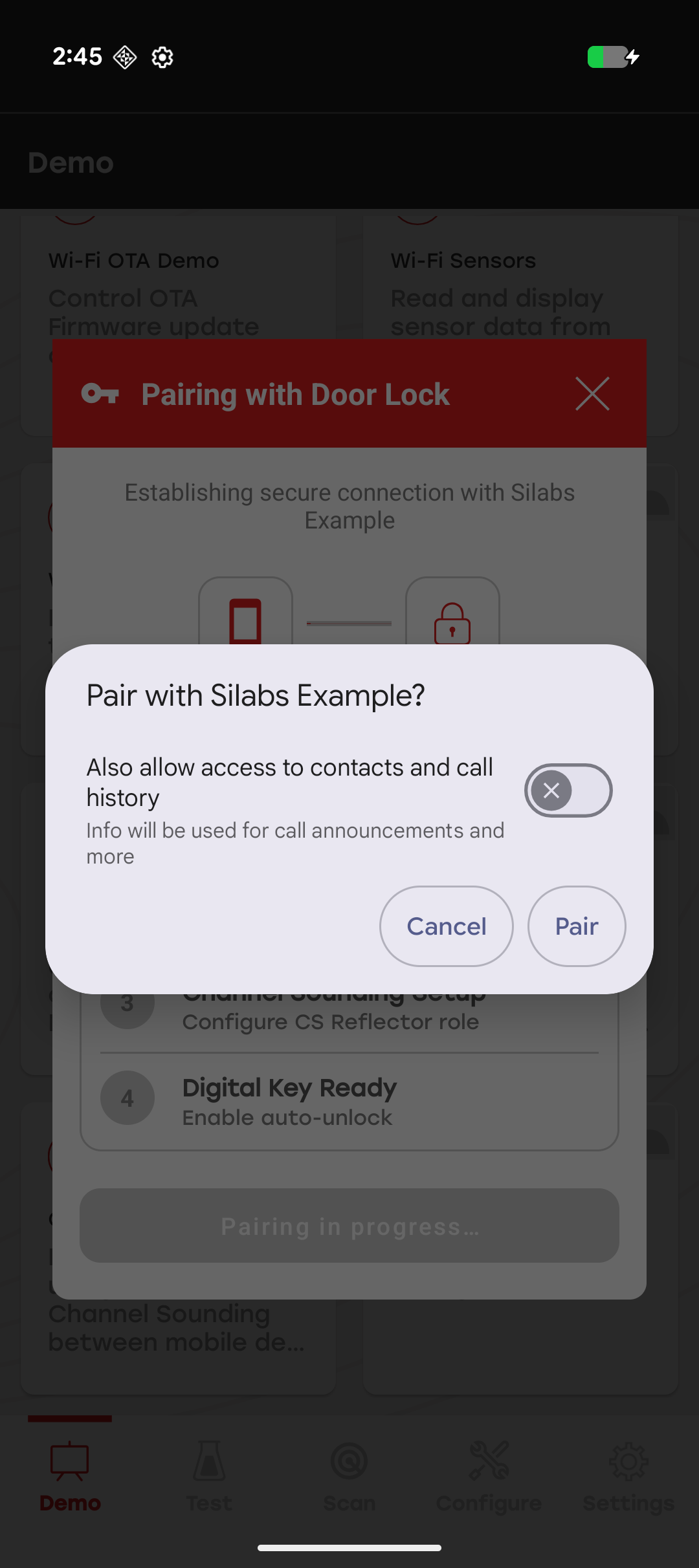 mobile app screenshot