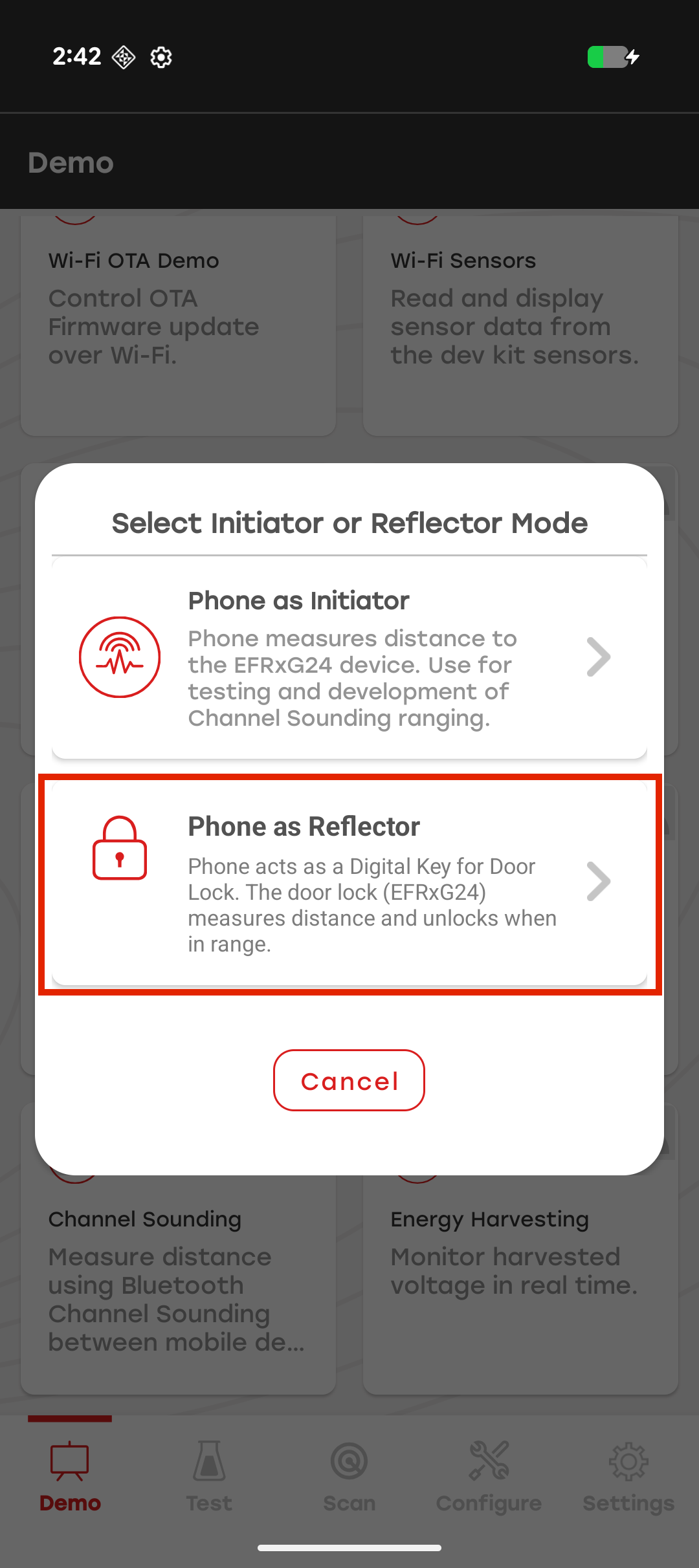 mobile app screenshot