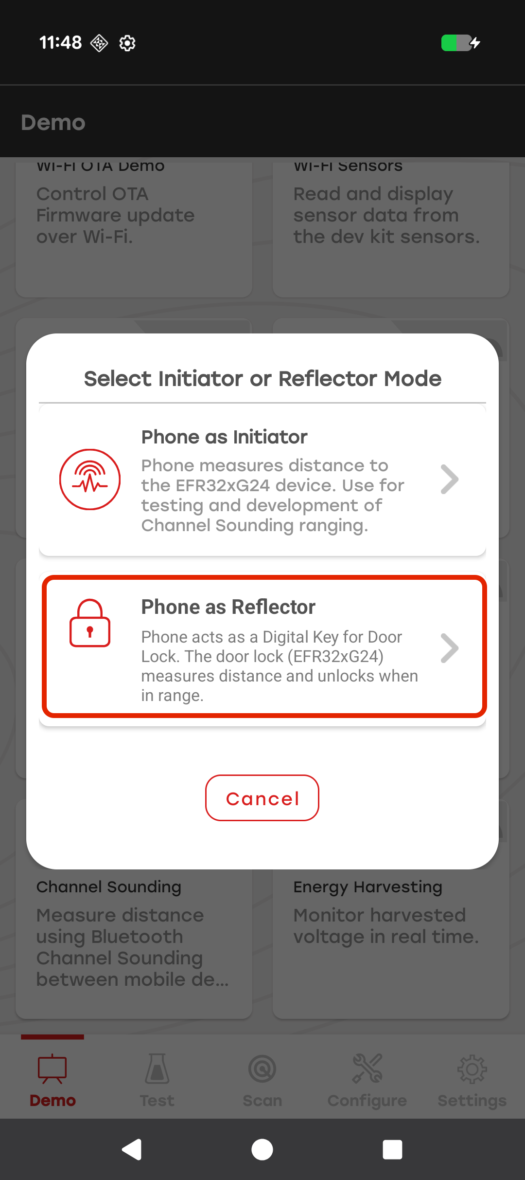 mobile app screenshot