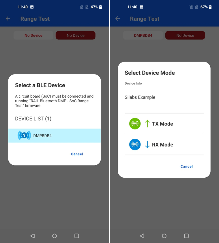 Range Test Search