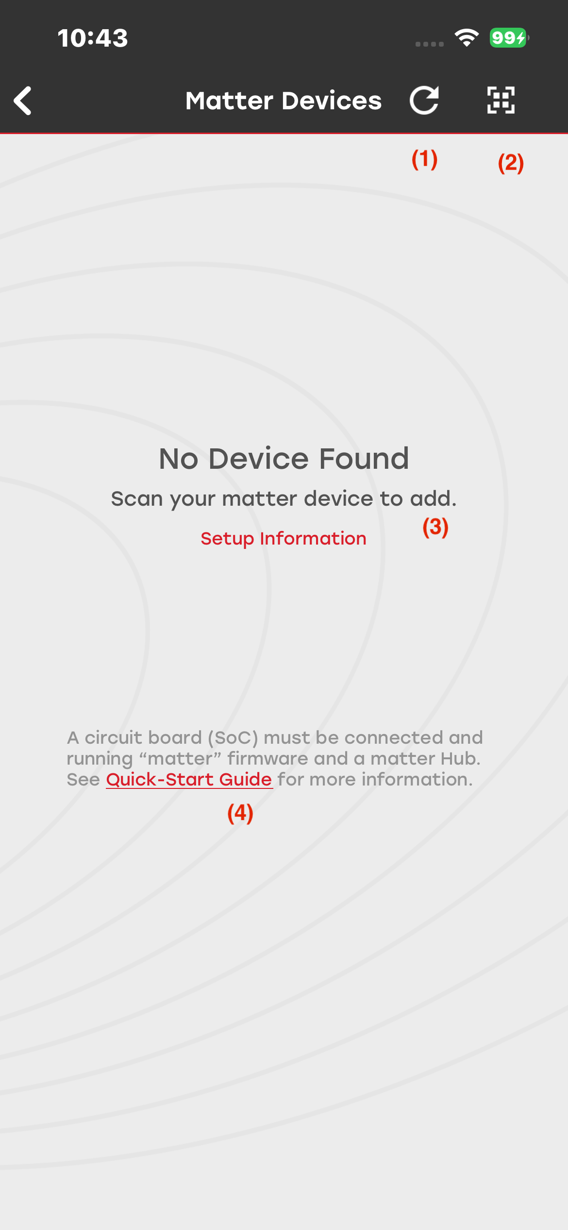 Matter demo tab