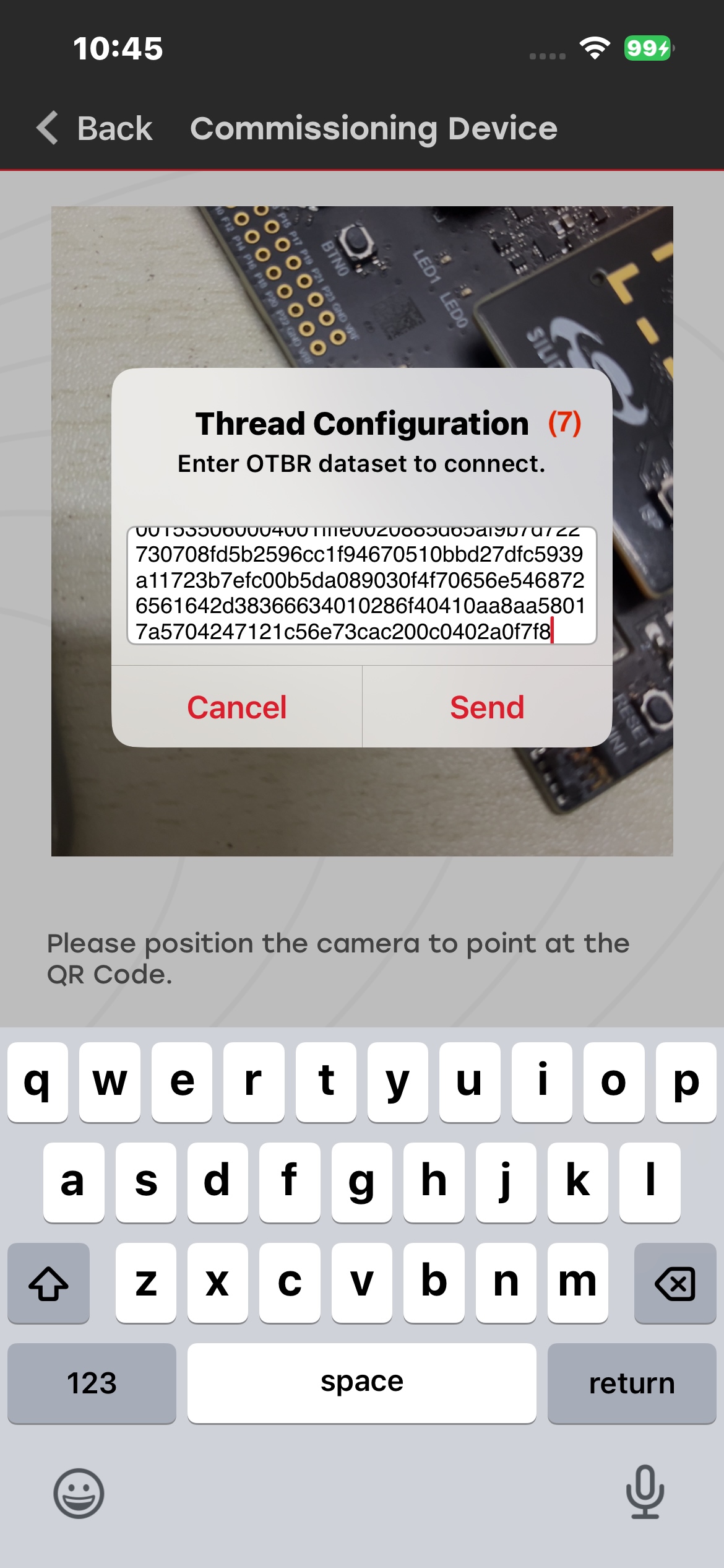Matter demo tab