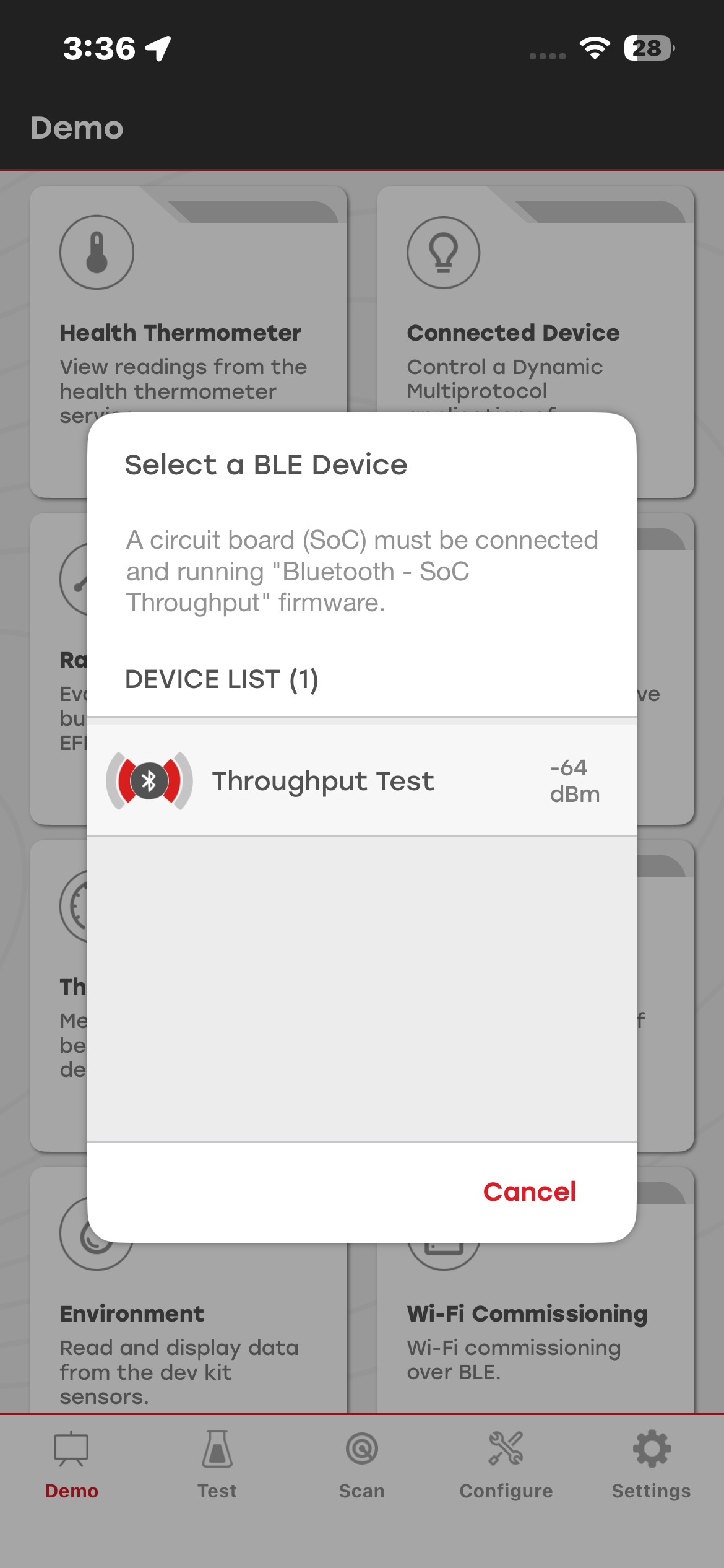 Throughput Search