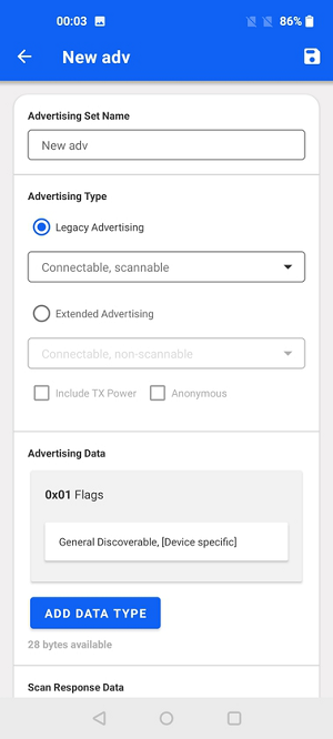 Advertiser Settings