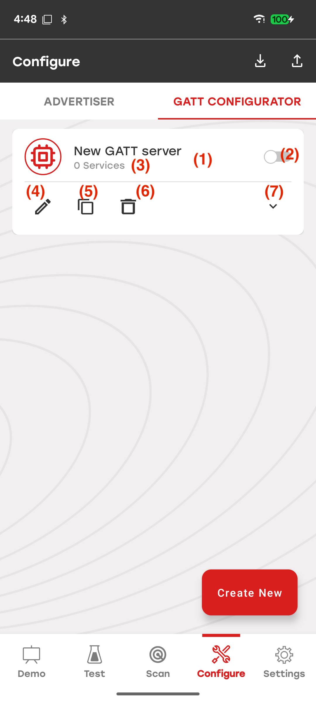 GATT Configurator Main