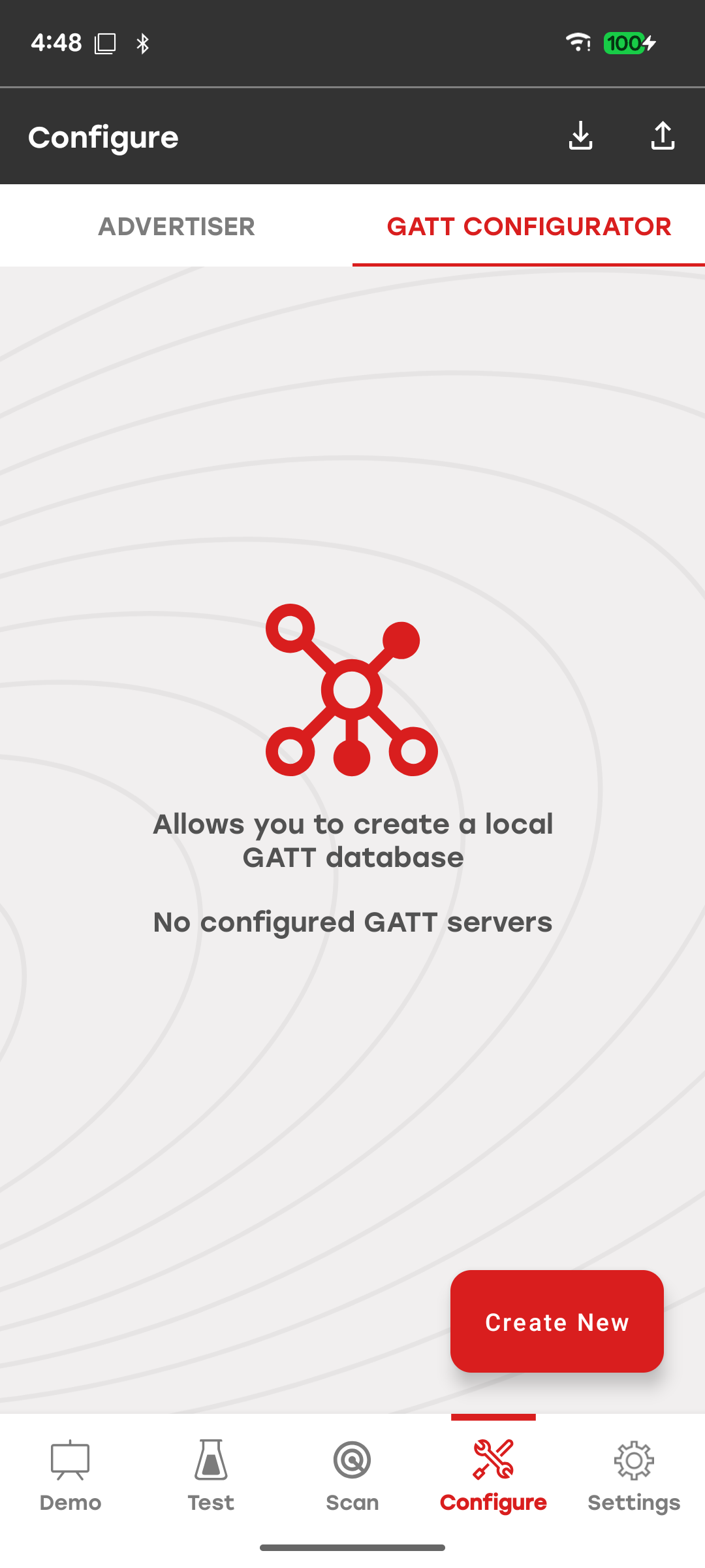 GATT Configurator Main