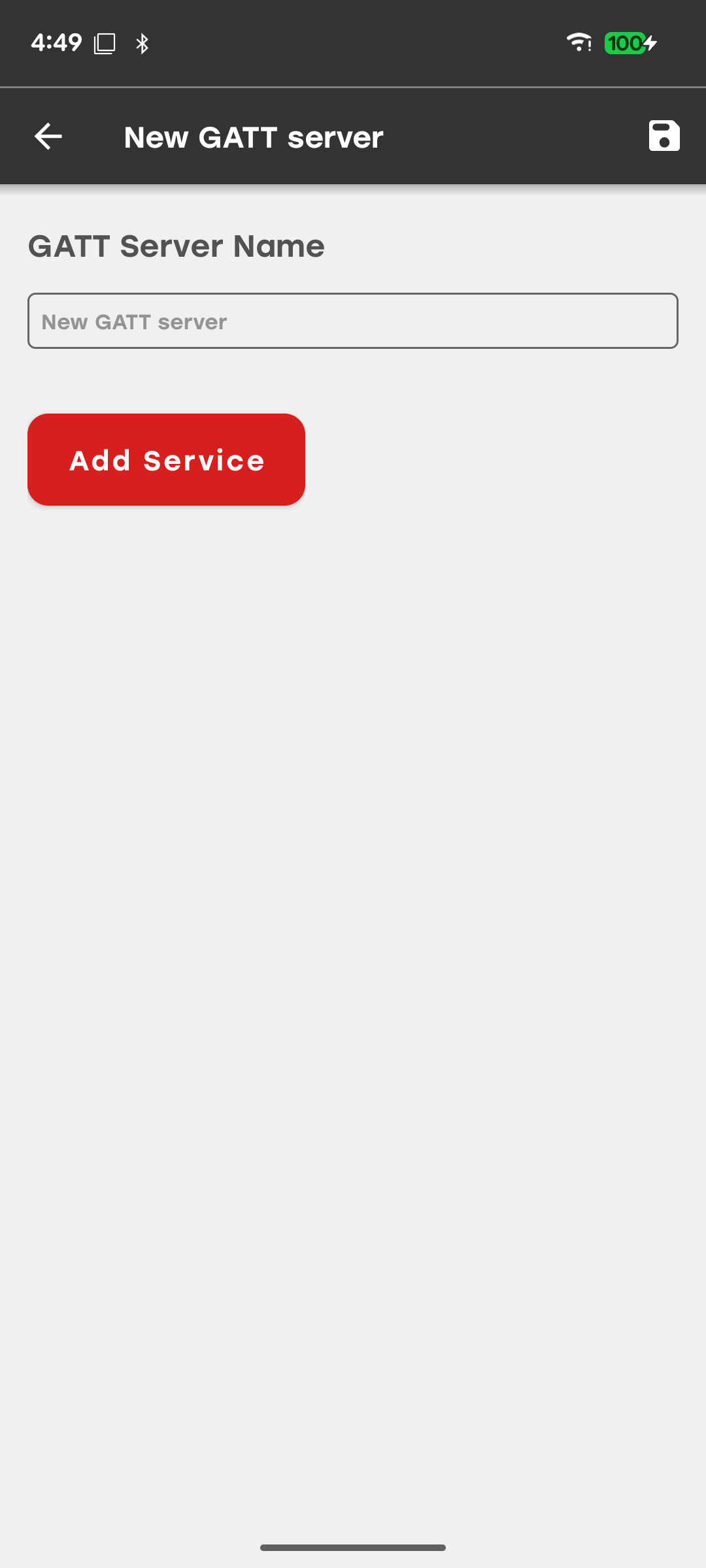 GATT Configurator Server Edit