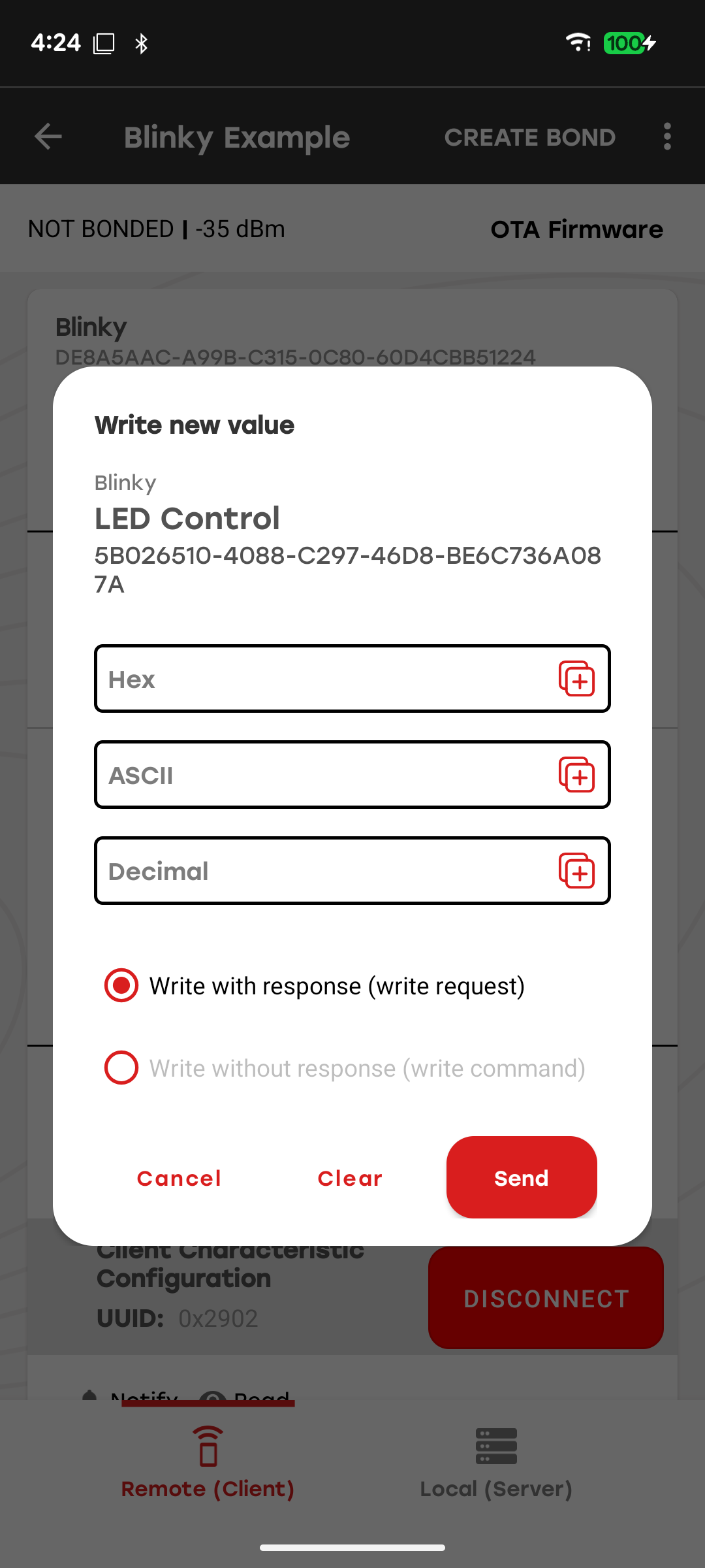 Device View Characteristics