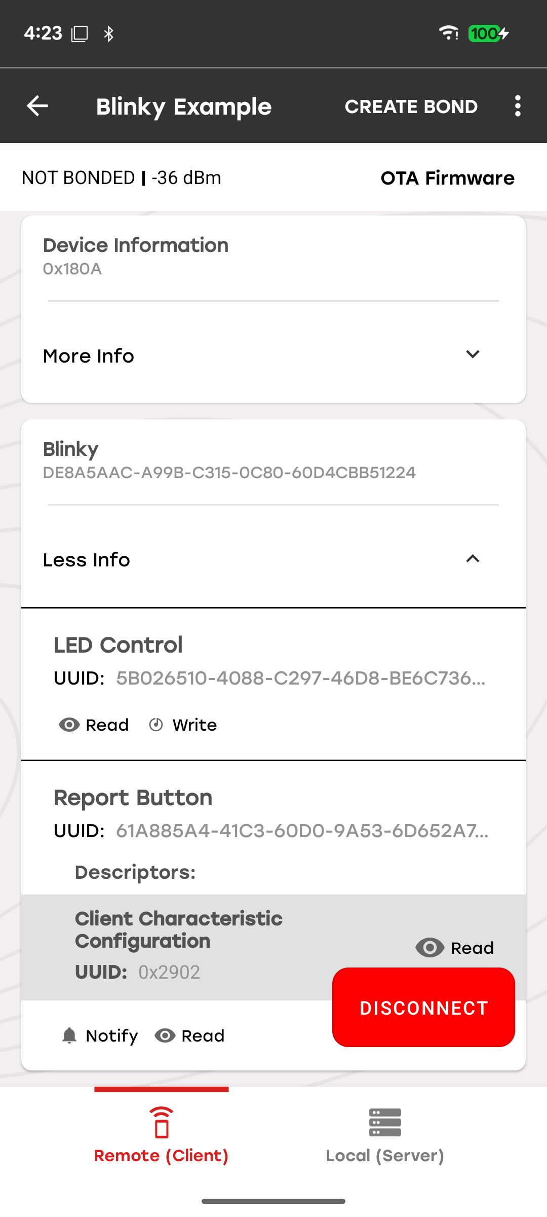 Device View Characteristics