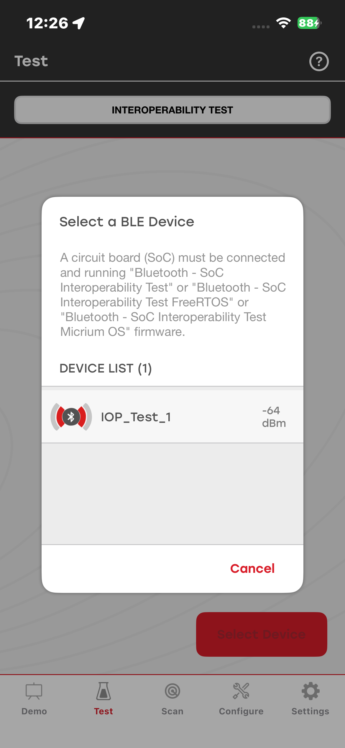 IOP Test Main