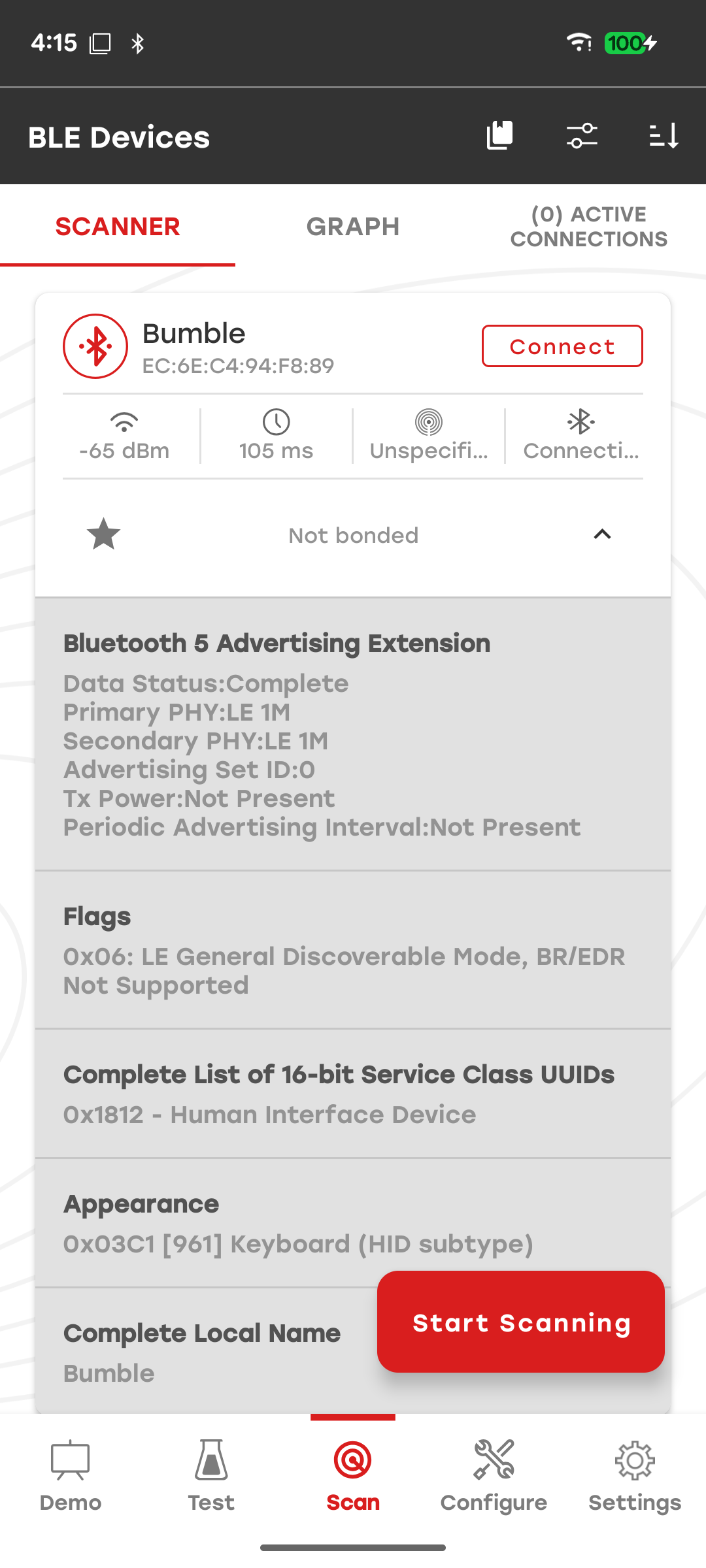 Scanner Extended Adv