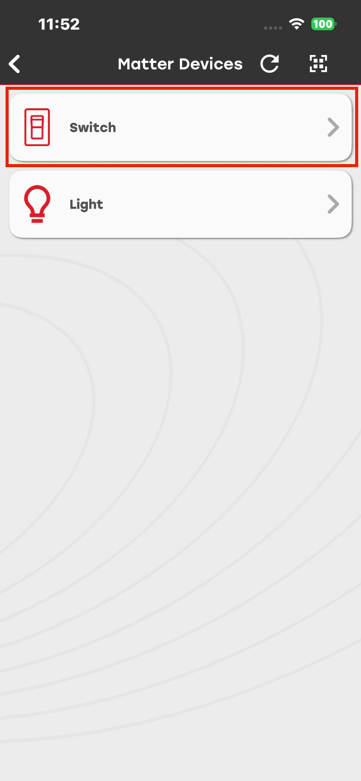 mobile app screenshot