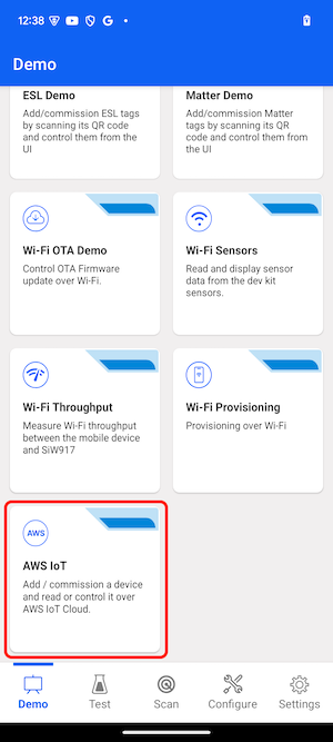 mobile app screenshot