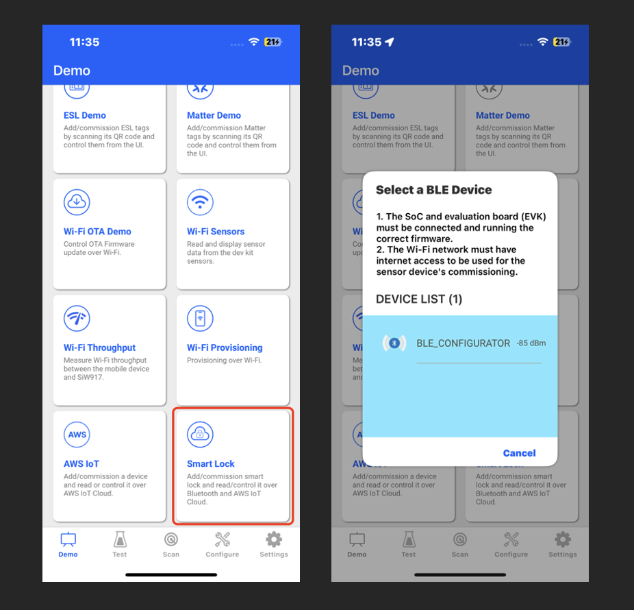 mobile app screenshot
