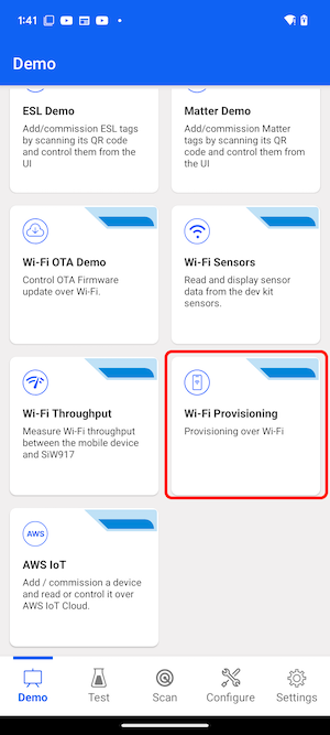 mobile app screenshot