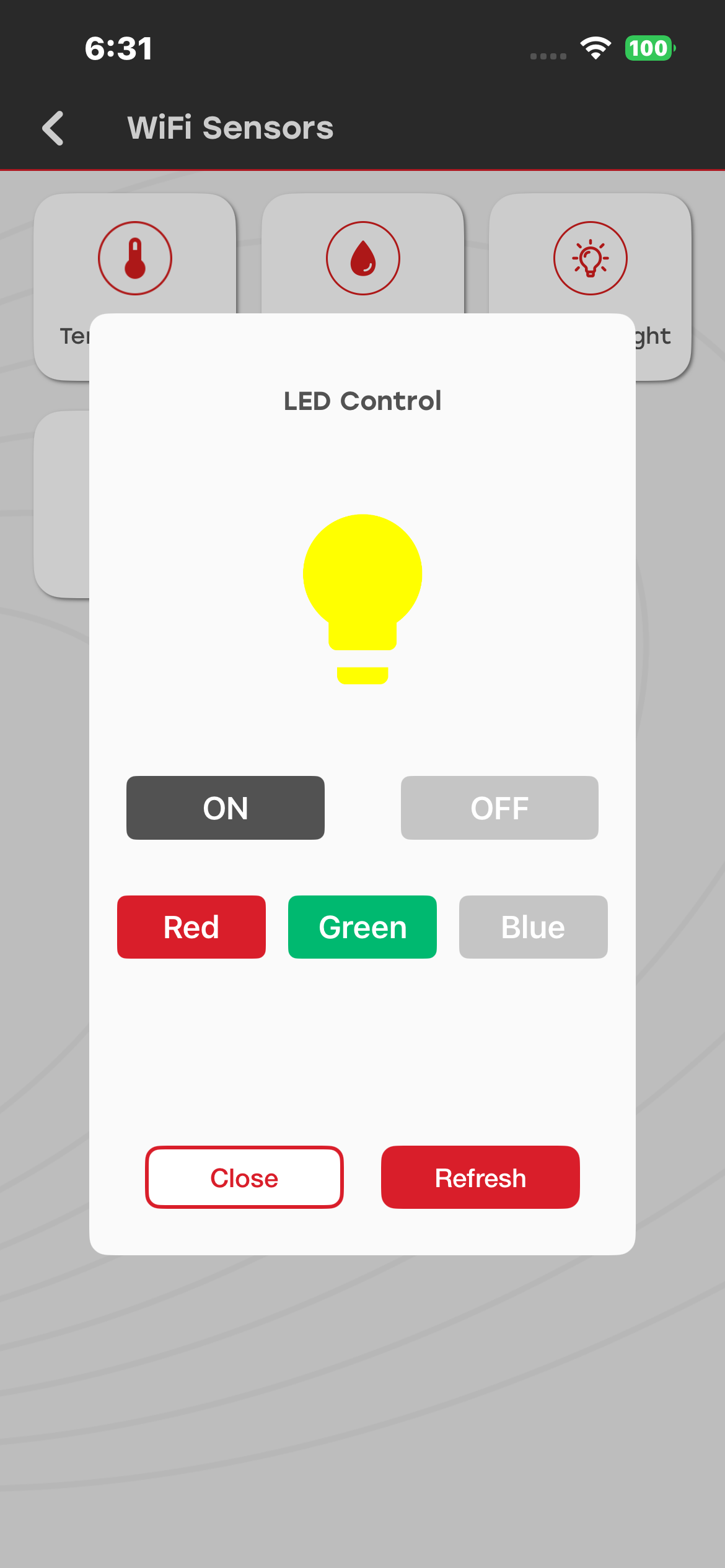 mobile app screenshot