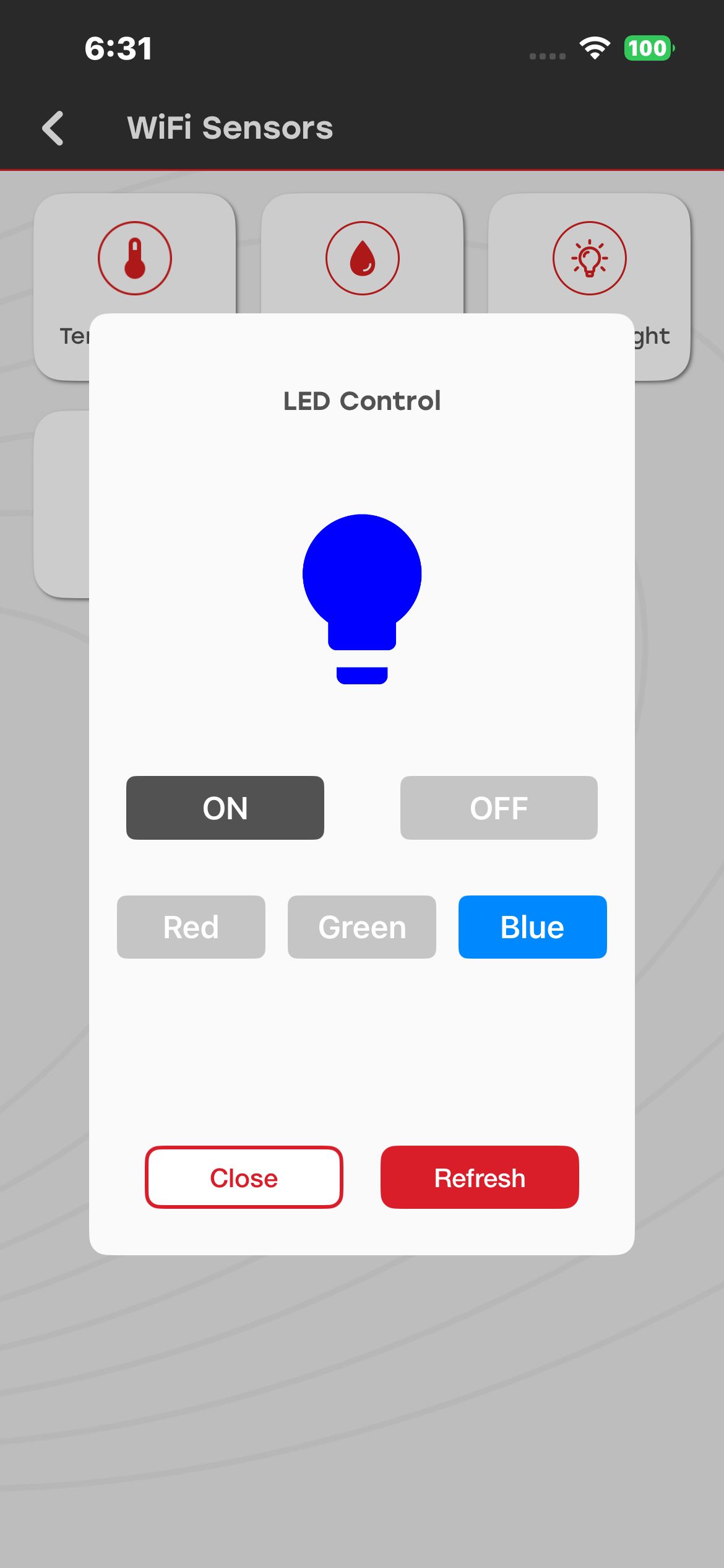 mobile app screenshot