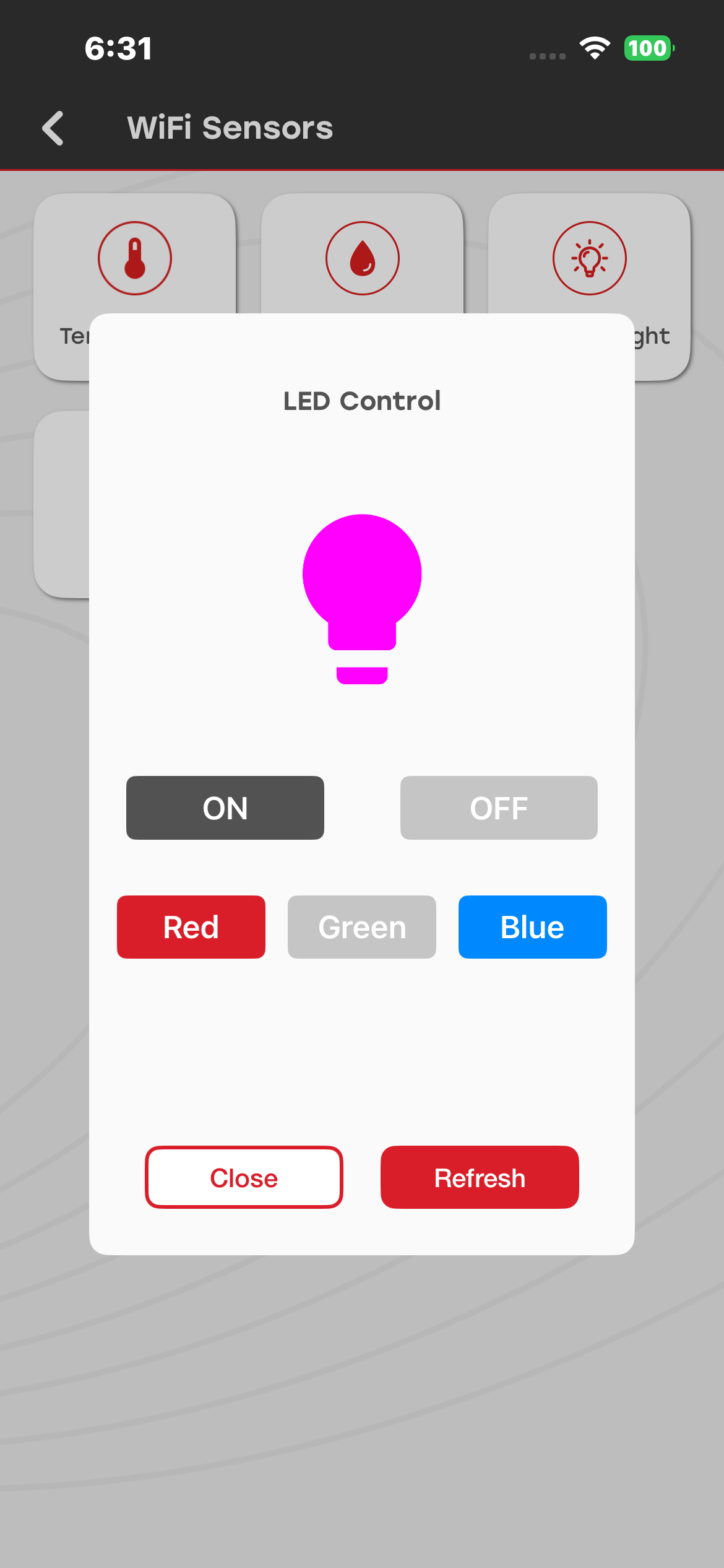 mobile app screenshot