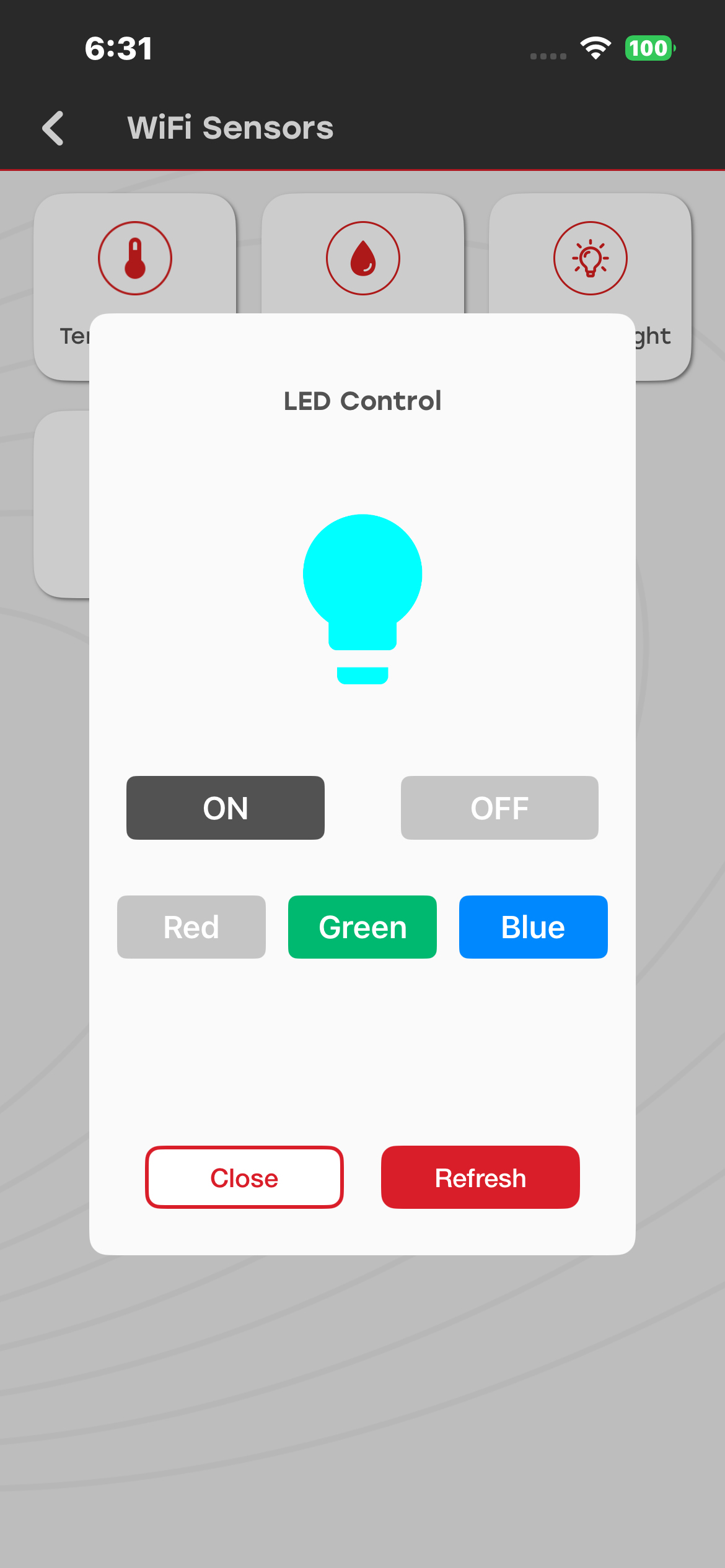 mobile app screenshot