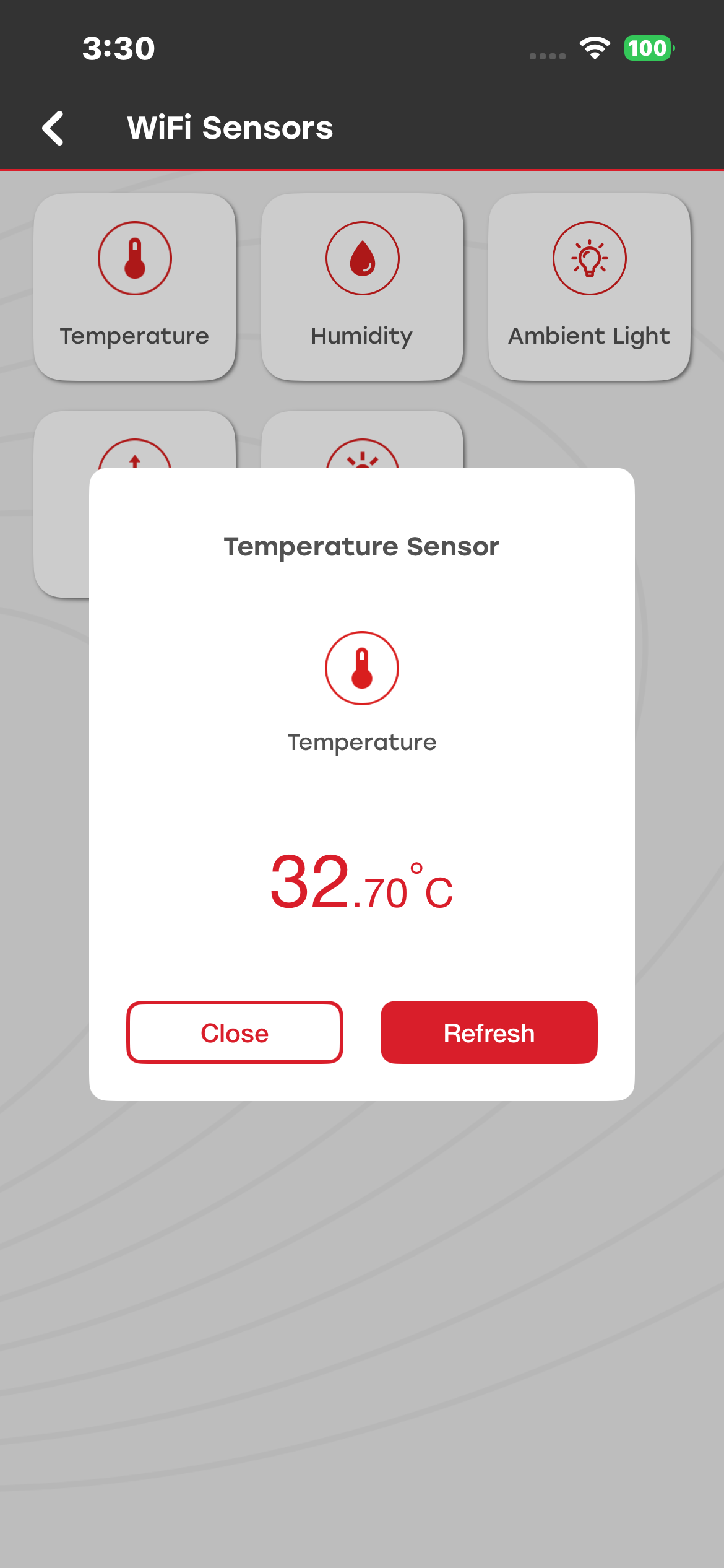 mobile app screenshot